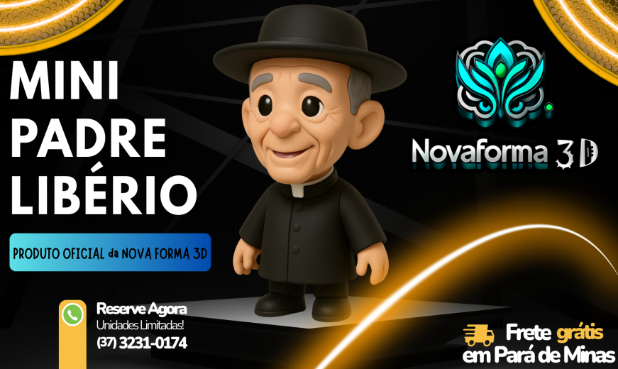 Estatueta Mini Padre Libério