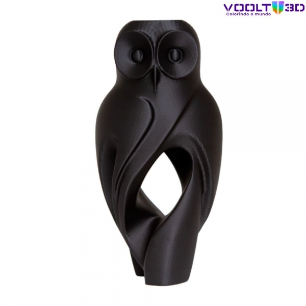 Filamento PLA Preto Velvet High Speed Premium - 1Kg