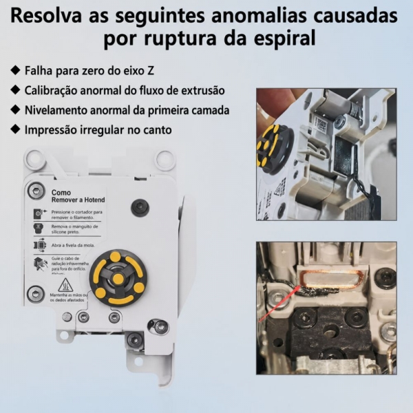 Sensor de Bobina de Corrente Eddy Bambulab A1  / A1 Mini