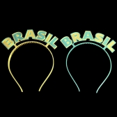 Kit Torcedor Brasileiro 3D (Óculos, Tiara + apito)