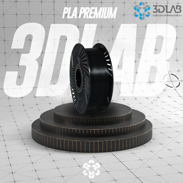 Filamento 3D Lab - PLA Speed Premium Azul - 1Kg