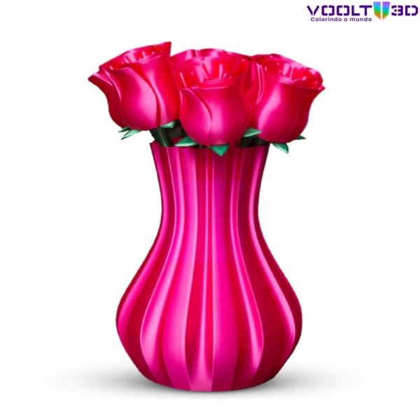 Filamento PLA Rosa Choque V-Silk High Speed Premium - 1Kg