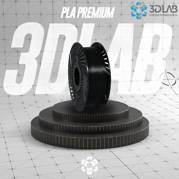 Filamento 3D Lab - PLA Speed Premium Vermelho - 1Kg