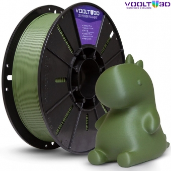 Filamento PLA Verde Oliva Velvet High Speed Premium - 1Kg