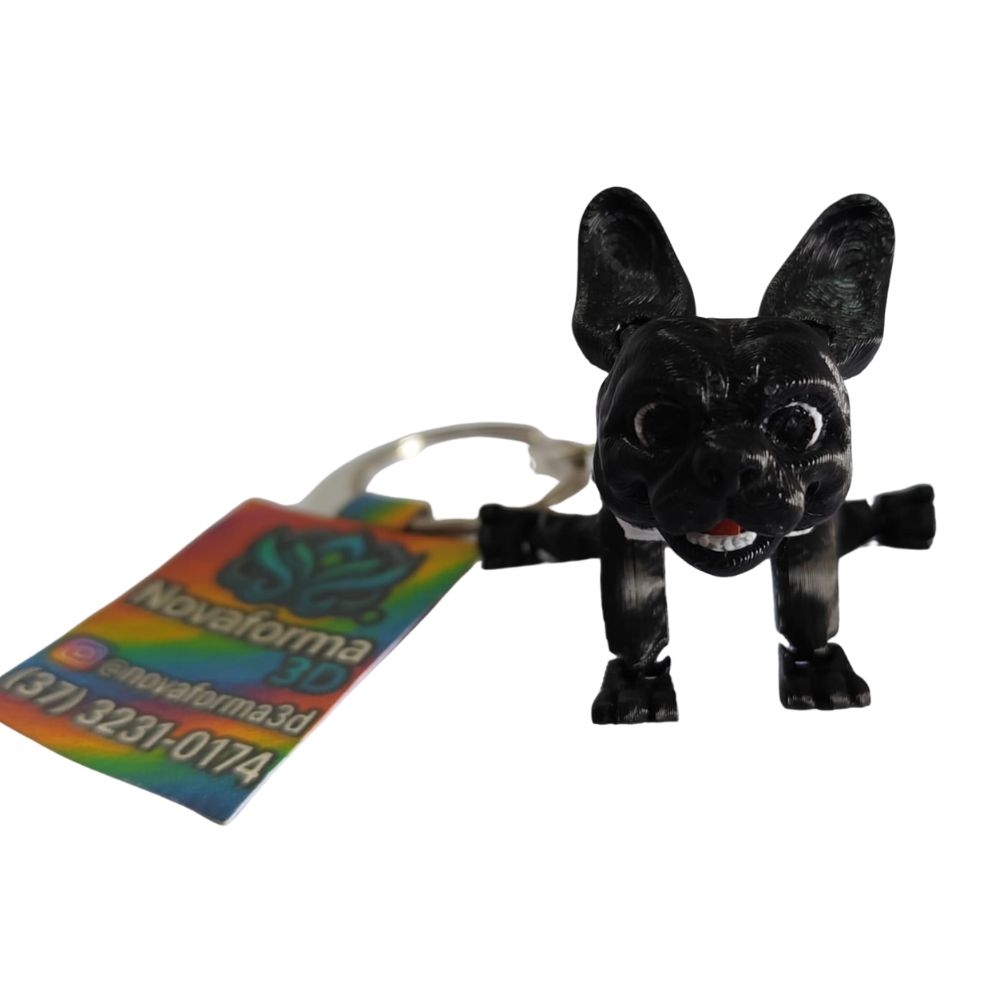Chaveiro Bulldog Francês Articulado
