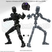 Boneco Dummy 3D Articulado + Acessórios