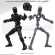 Boneco Dummy 3D Articulado + Acessórios