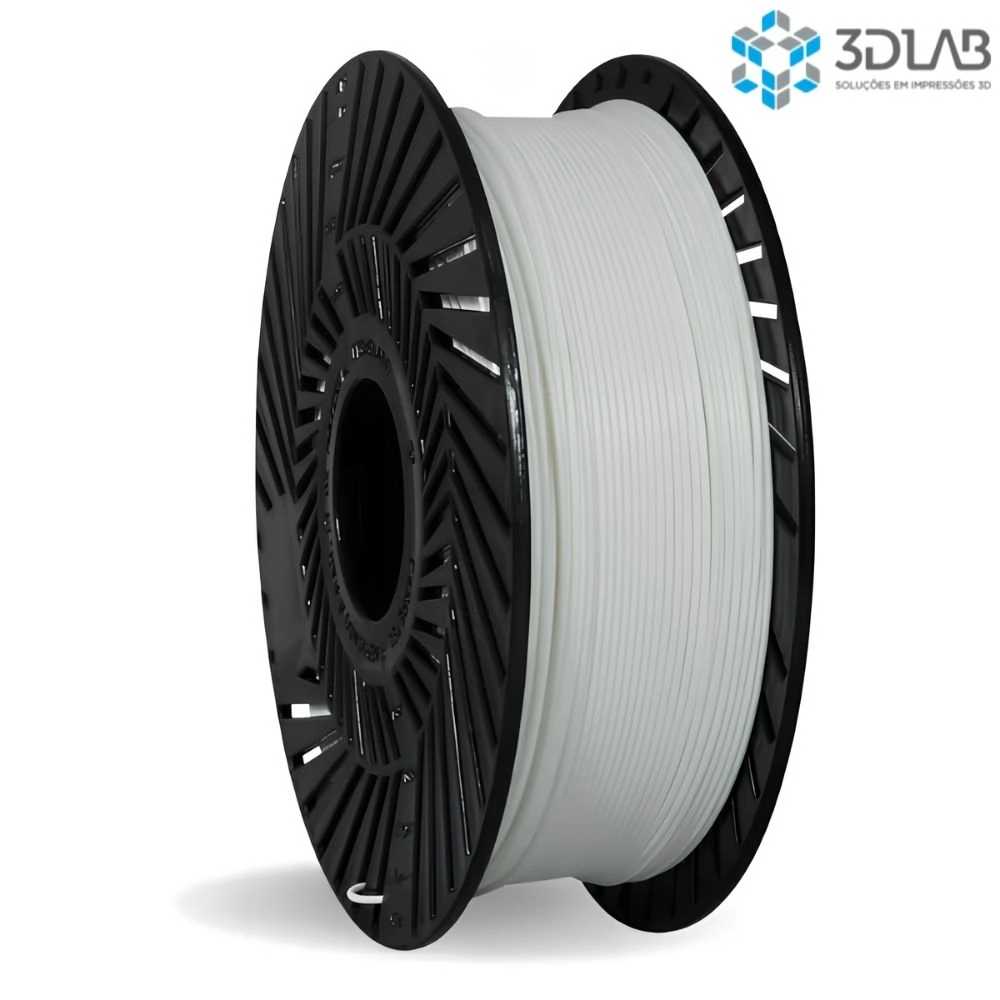 Filamento 3D Lab - PETG Branco - 1Kg