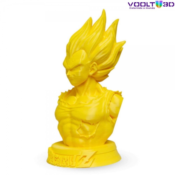 Filamento PLA Amarelo High Speed Premium - 1Kg