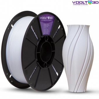 Filamento PLA Branco Dental High Speed Premium - 1Kg
