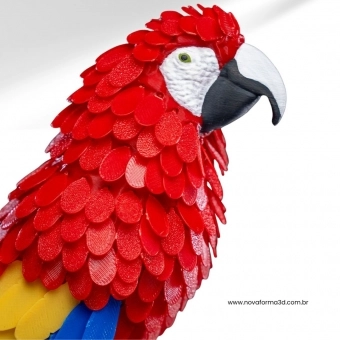 Arara Canindé Puzzle 3D