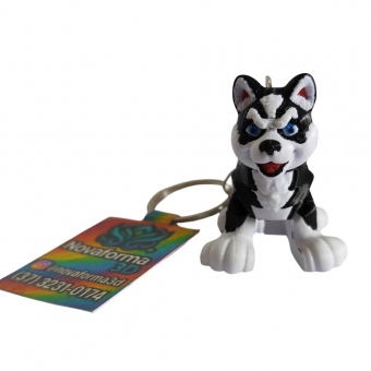 Chaveiro Husky Siberiano Articulado