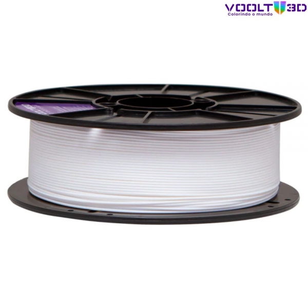Filamento PETG HF Branco Dental High Fluidity Premium - 1Kg