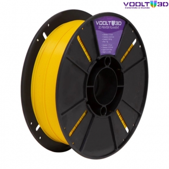Filamento PLA Amarelo High Speed Premium - 1Kg