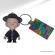 Chaveiro Mini Padre Libério Minimalista 3D (5 cm)