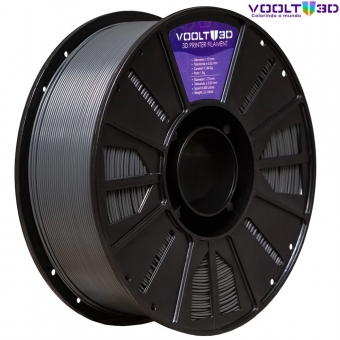 Filamento ABS Cinza Grafite High Speed Premium - 1Kg