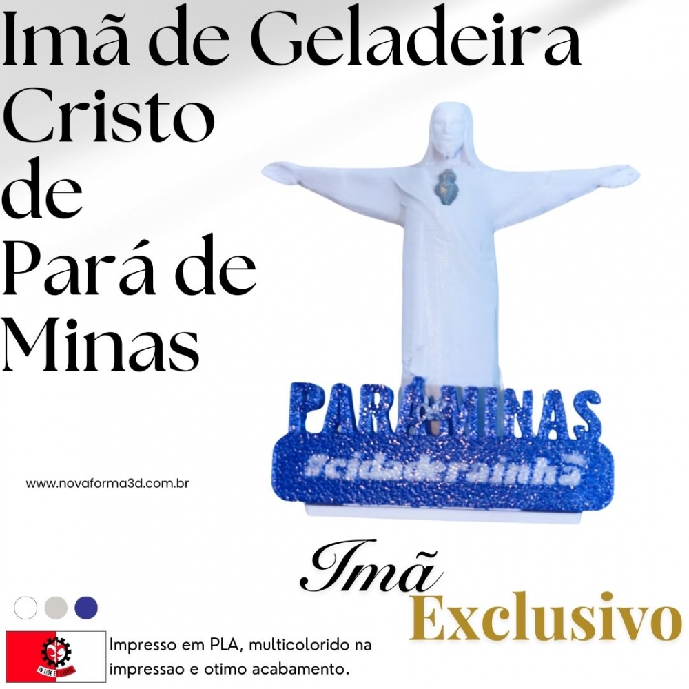 Imã Cristo de Pará de Minas (6,5 cm)