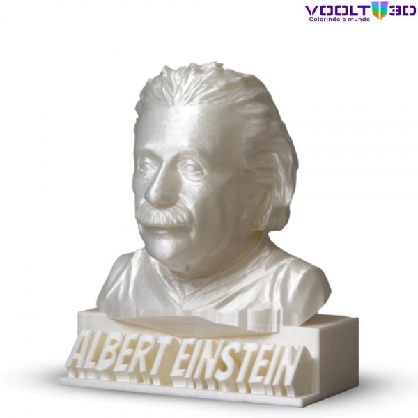 Filamento PLA Branco Pérola V-Silk High Speed Premium - 1Kg