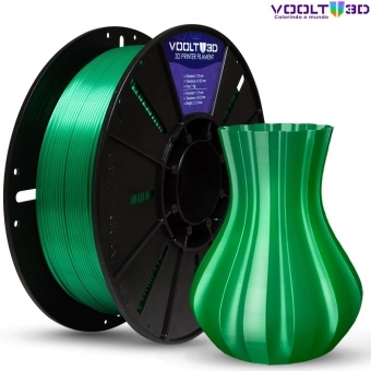 Filamento PLA Verde V-Silk High Speed Premium - 1Kg