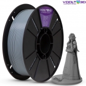Filamento Voolt 3D - PLA Cinza Claro Velvet High Speed Premium - 1Kg