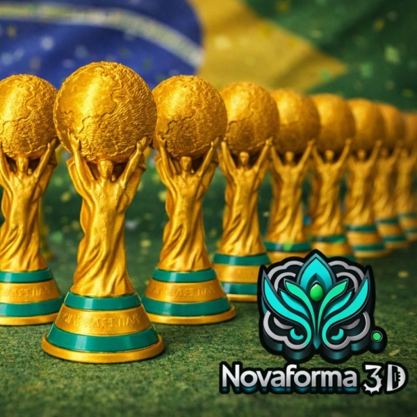 Mini Taça Copa do Mundo 10 cm