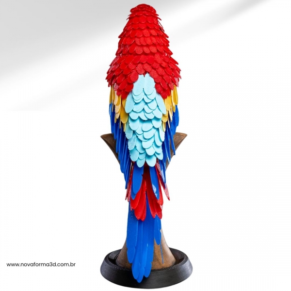 Arara Canindé Puzzle 3D