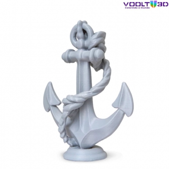 Filamento PLA Cinza Claro High Speed Premium - 1Kg