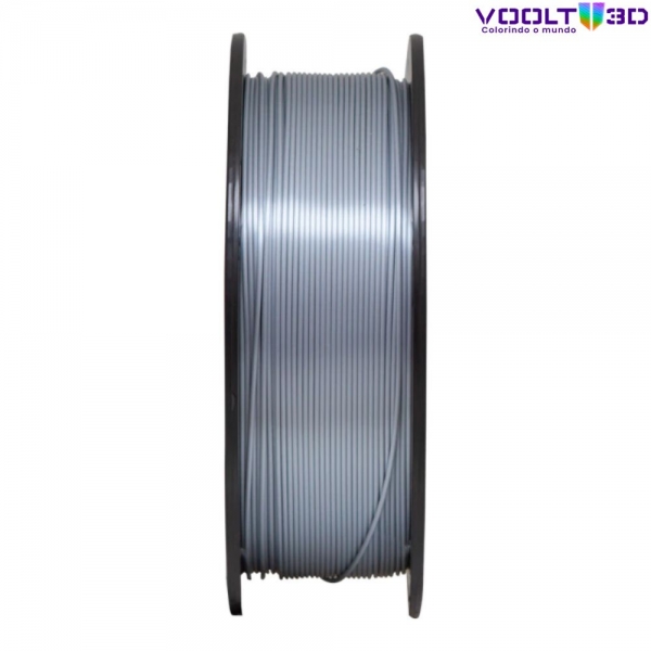 Filamento PLA Alumínio V-Silk High Speed Premium - 1Kg