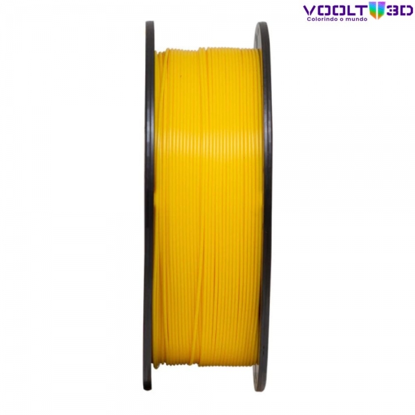 Filamento PLA Amarelo High Speed Premium - 1Kg
