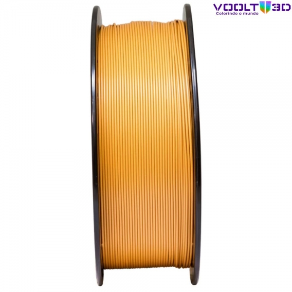 Filamento Voolt 3D - PLA Marrom Caramelo High Speed Premium - 1Kg