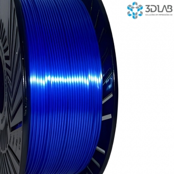 Filamento 3D Lab - PLA Silk Azul Meia Noite - 1Kg