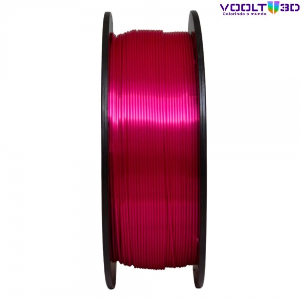 Filamento PLA Rosa Choque V-Silk High Speed Premium - 1Kg