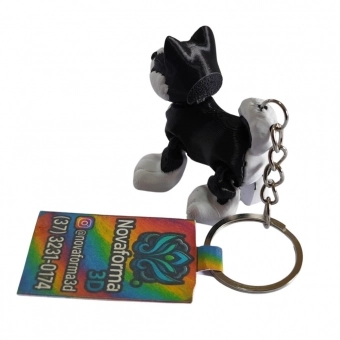 Chaveiro Husky Siberiano Articulado