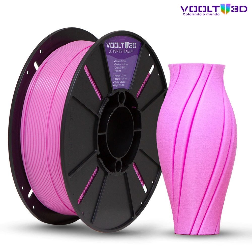 Filamento PLA Rosa High Speed Premium - 1Kg