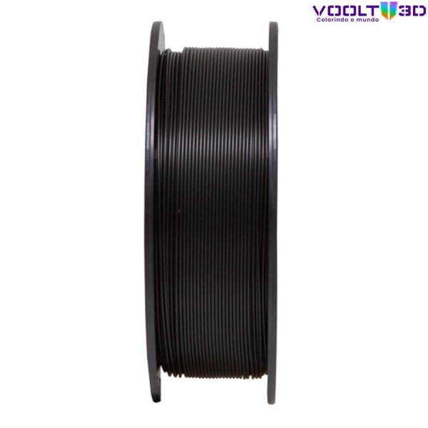 Filamento PLA Preto Velvet High Speed Premium - 1Kg