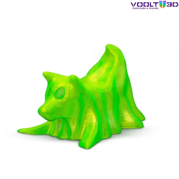 Filamento PETG HF Verde Neon Translúcido High Fluidity Premium - 1Kg