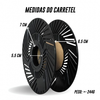 Filamento PLA Speed Premium Preto  - 1Kg