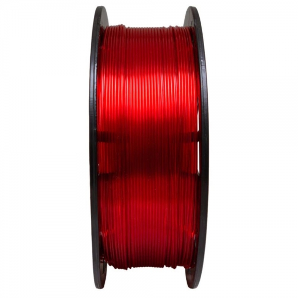 Filamento PETG HF Vermelho Translúcido High Fluidity Premium - 1Kg
