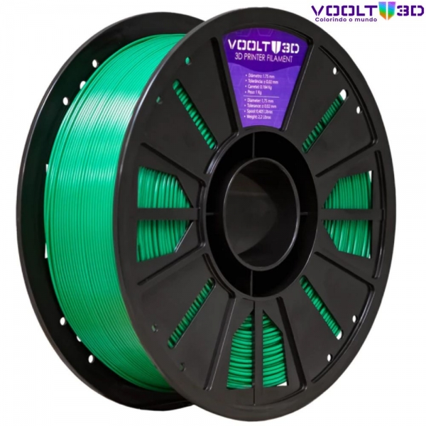 Filamento PETG HF Verde High Fluidity Premium - 1Kg
