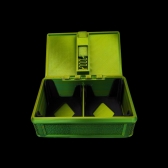 Caixa de figurinhas Dupla - (DuoColor Verde/Dourado) p/ 500 fig.