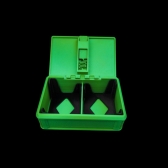Caixa de figurinhas Dupla - (Verde Solido) p/ 500 fig.