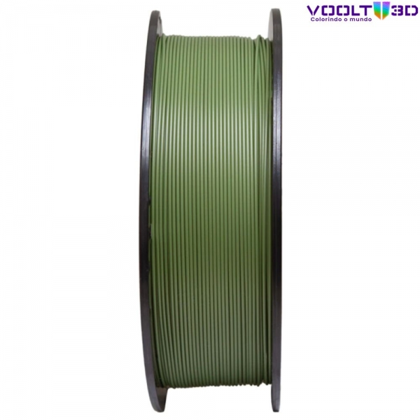 Filamento PLA Verde Oliva Velvet High Speed Premium - 1Kg