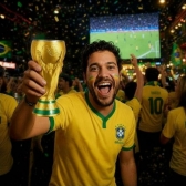 Copo Taça  da Copa 3D - 300ml