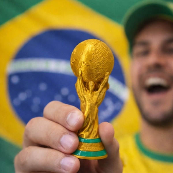 Mini Taça Copa do Mundo 10 cm