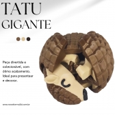 Tatu-Bola Articulado 3D Grande | 16,5 cm | Vira Bolinha