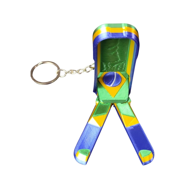 Chaveiro  Brasil  3D / Suporte para celular