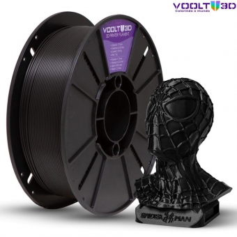 Filamento PLA Preto High Speed Premium - 1Kg