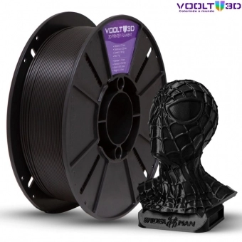 Filamento PLA Preto High Speed Premium - 1Kg