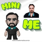 Mini-ME 3D Personalizado | Miniatura com Seu Rosto (12 cm)