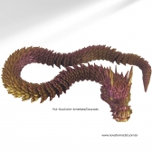 Dragão Chinês Articulado 3D – 45 cm